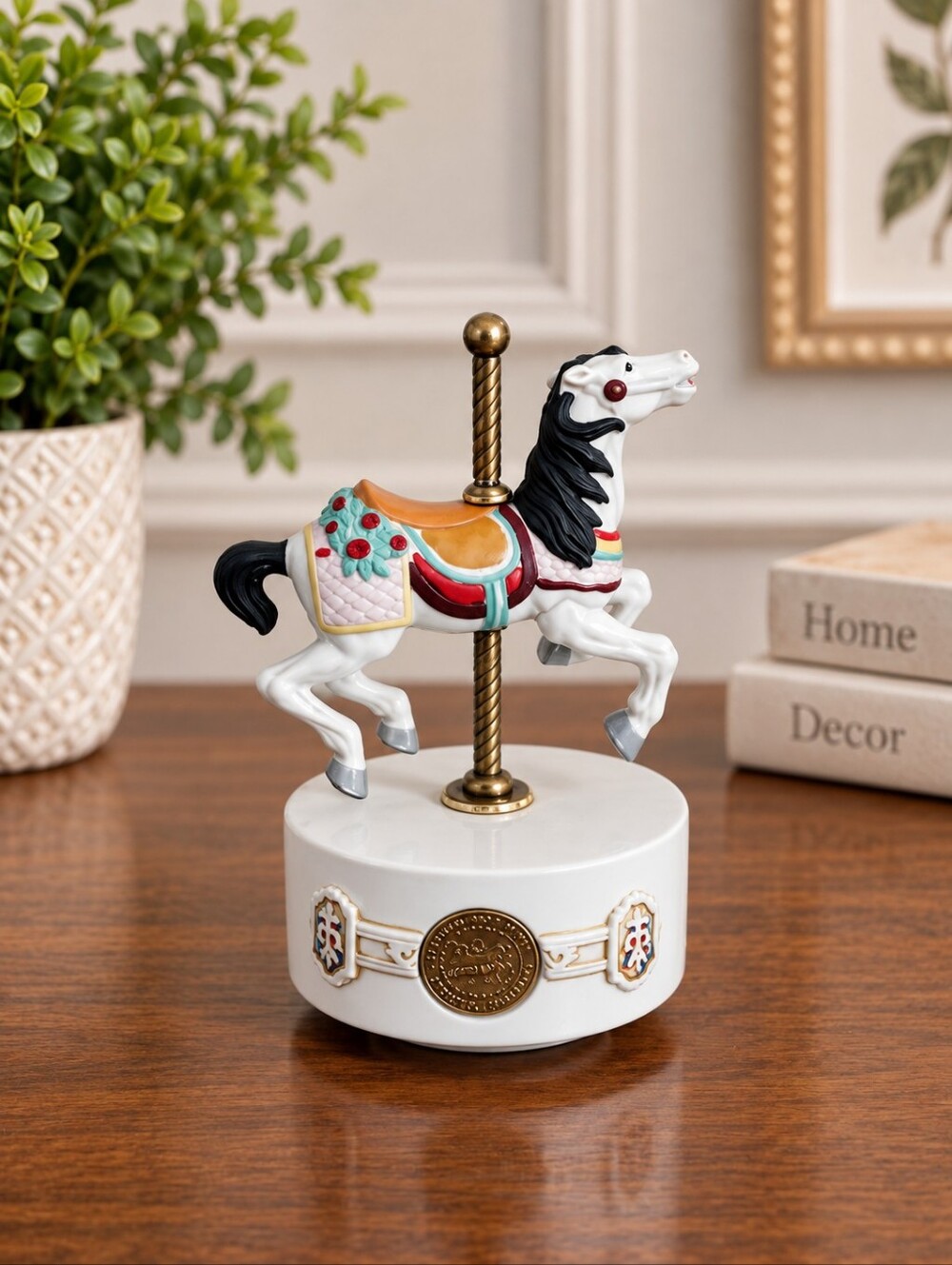 Vintage Willitts Carousel Memories Americana Horse Music Box Limited Edition